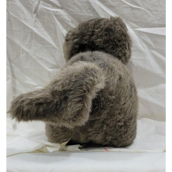 Vintage 1985 Graphics International Gray Cat Red Ball Of Yard Stuffed Plush 11" - Picture 3 of 5